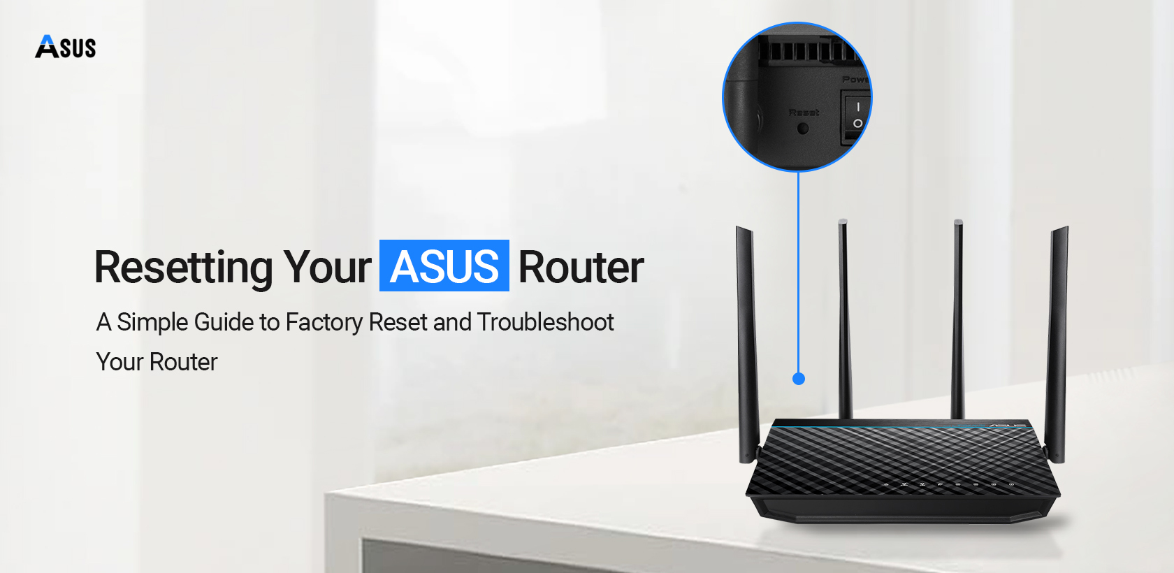 how to reset asus router